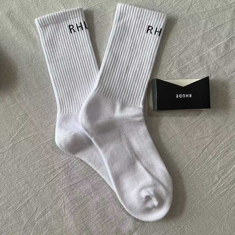 Rhude Logo Crew Socks
