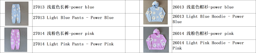 Denim Tears The Cotton Wreath Powder Pants