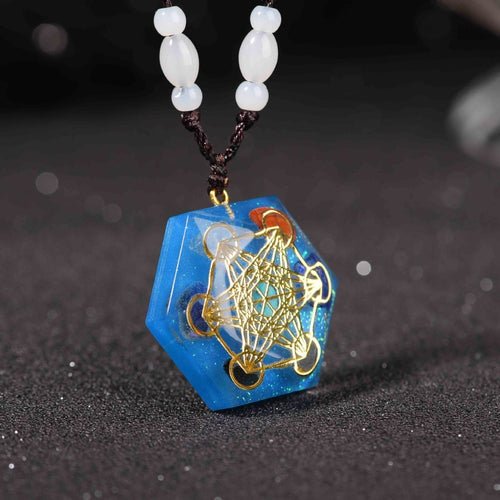 7 Orgonite Chakra Reiki Healing Energy Pendant Necklace