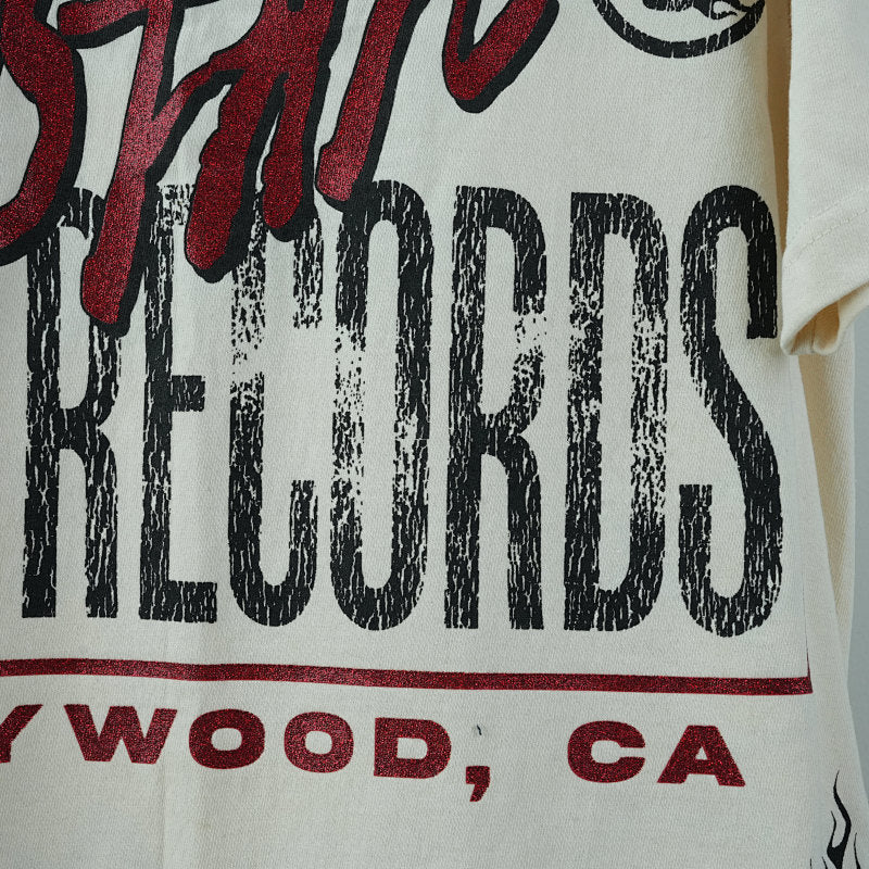 Hellstar Records T-Shirt Off-White