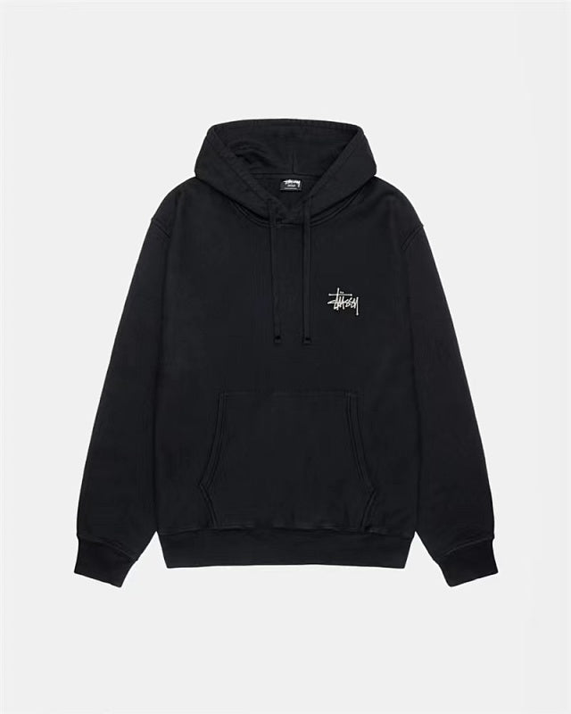 Stüssy Pullover Hoodie - Black/Cream