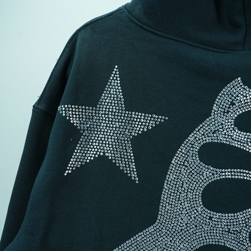 Hellstar Rhinestone Starfire Hoodie