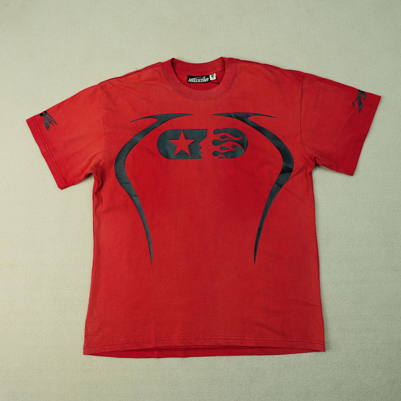 Hellstar Warm Up T-Shirt Red