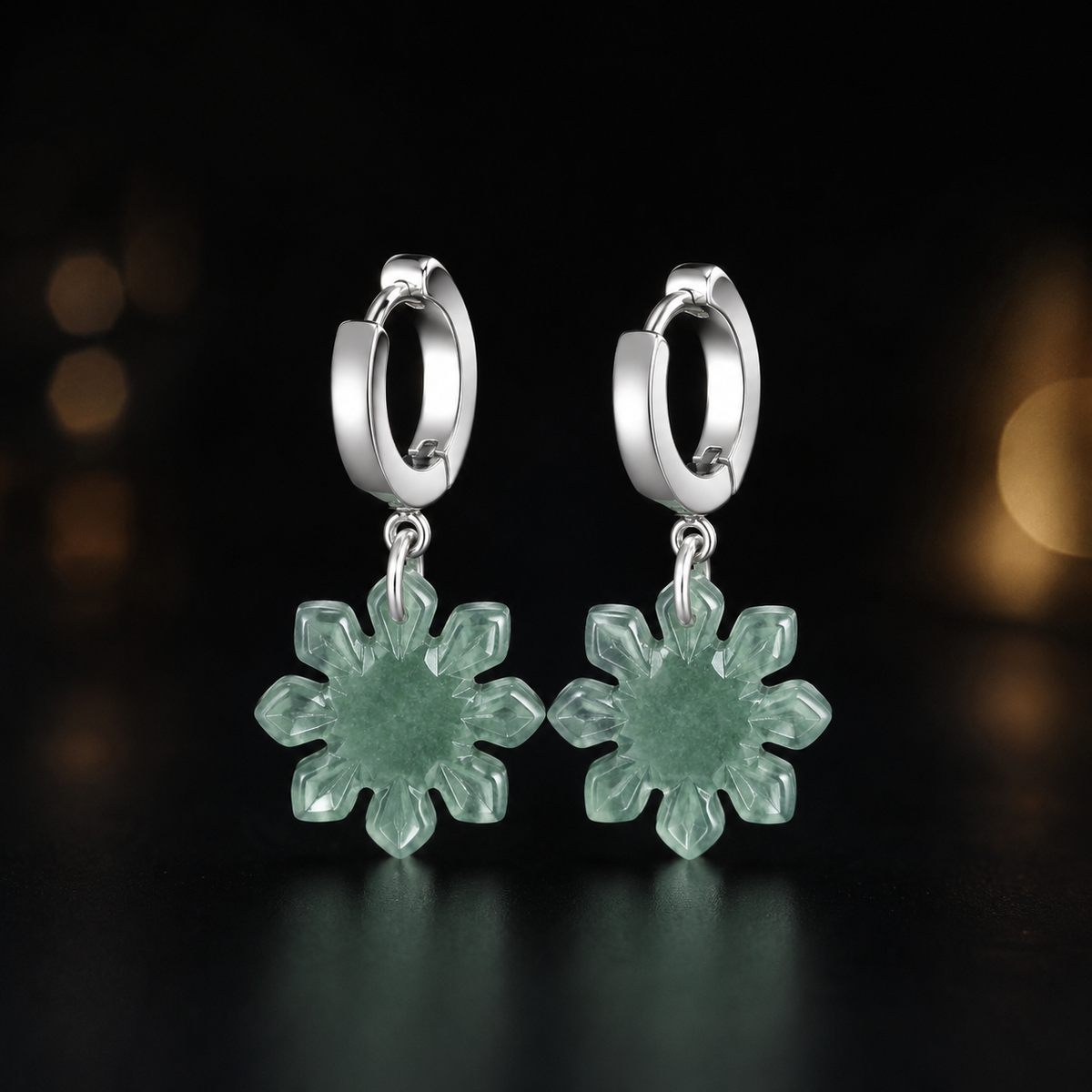 Sunflower Jade Earrings-Joy. Optimism & Bright Blessings