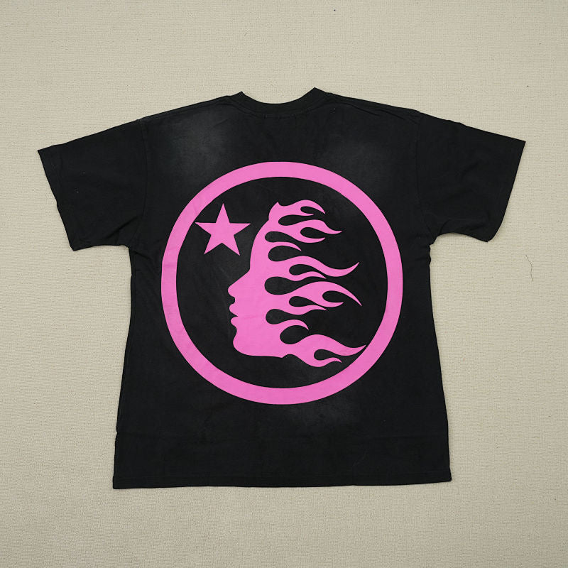 Hellstar Classic T-Shirt (Regular Print)Black/Pink