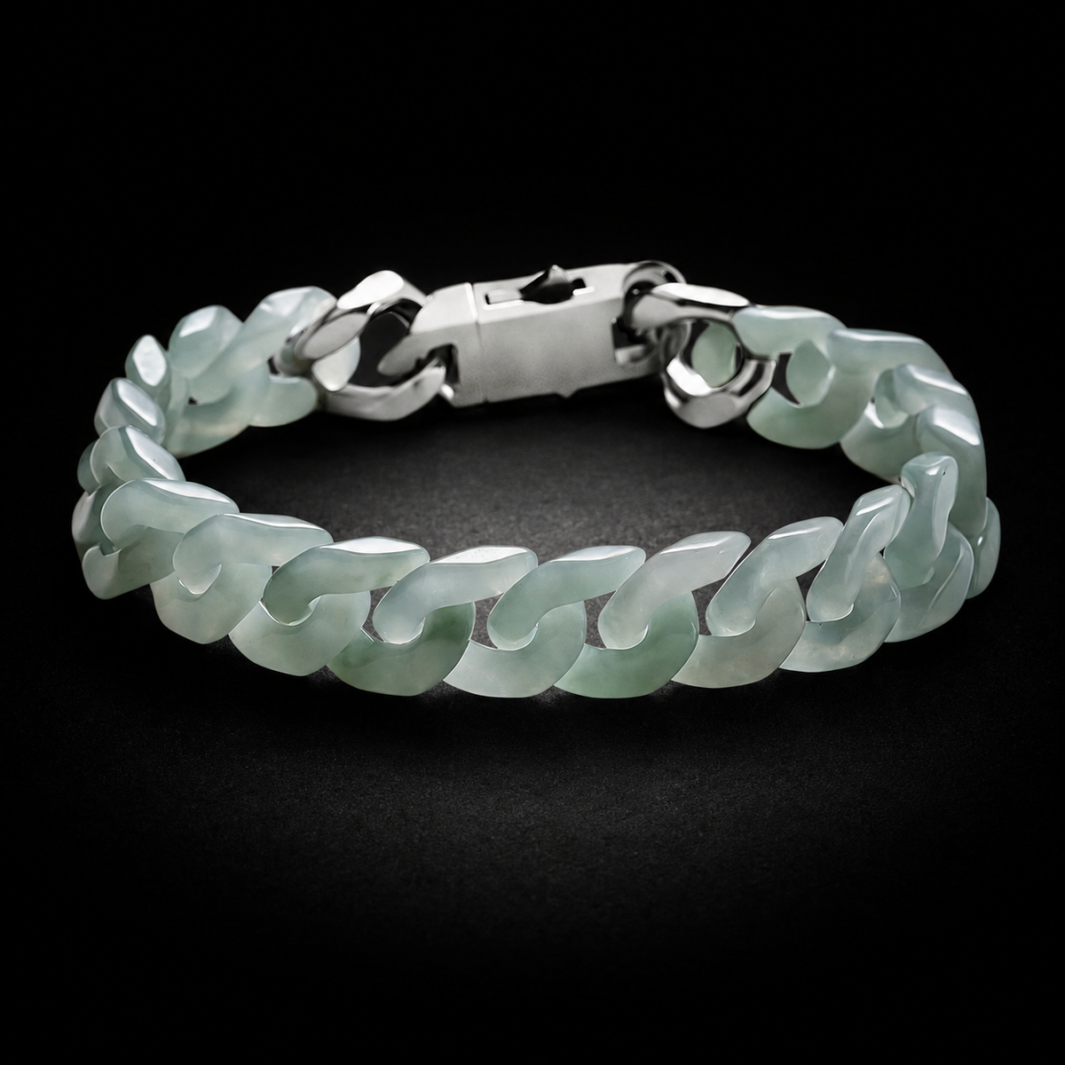 Jade Cuban Link Bracelet-Balance & Presence