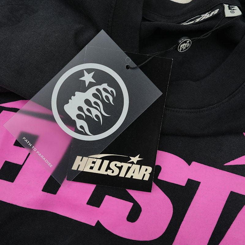 Hellstar Classic T-Shirt (Regular Print)Black/Pink