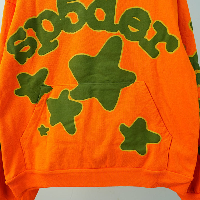 Sp5der Beluga Hoodie Orange