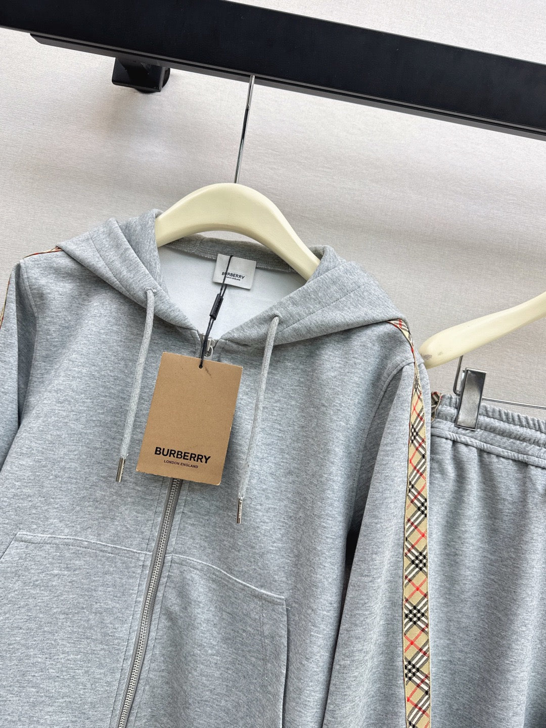 Check Tracksuit Set