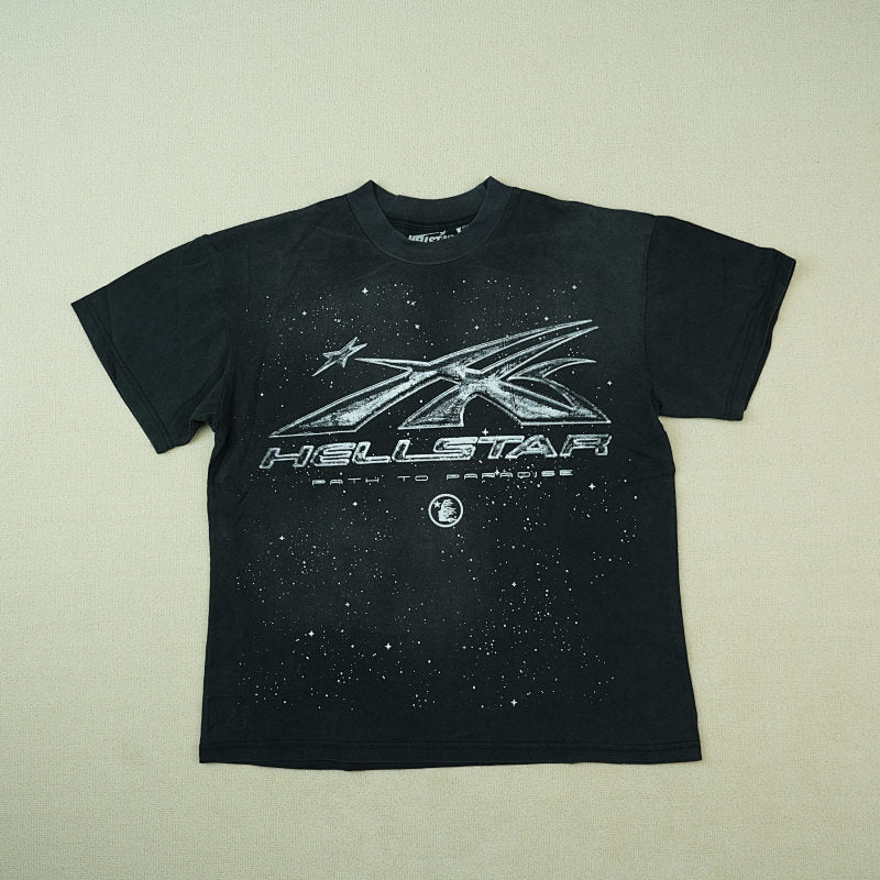 Hellstar Chrome Logo T-Shirt Black