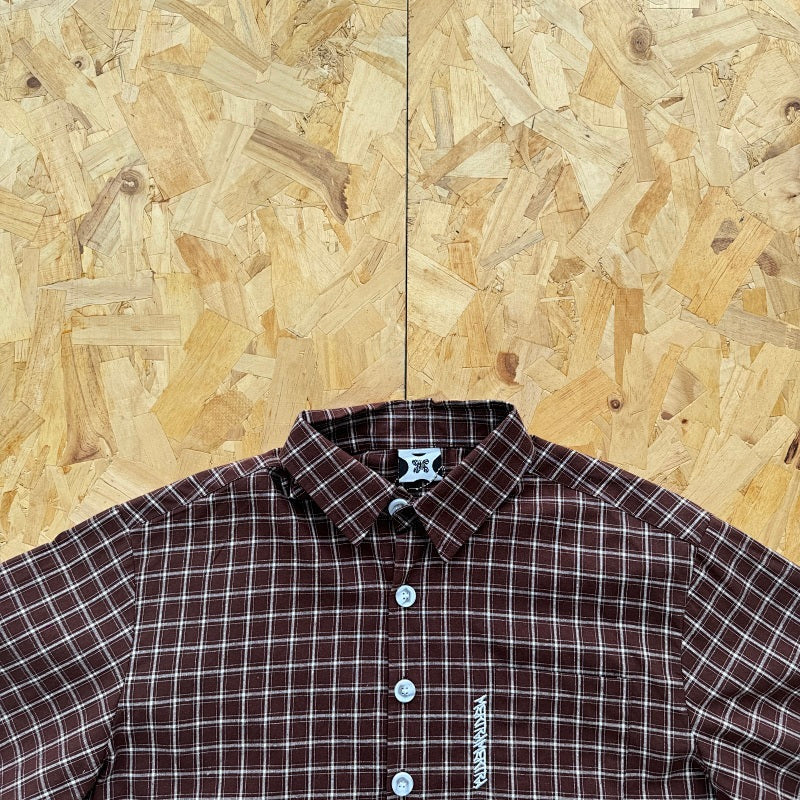 Mertra Plaid Shirt - Brown