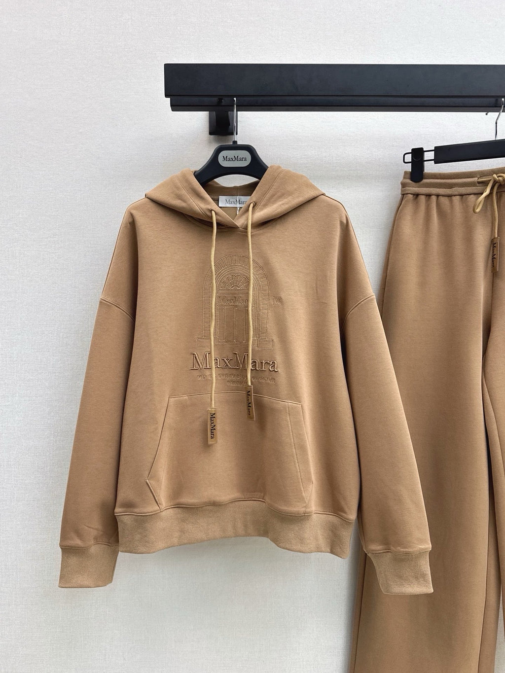 Andrea Logo Embroidered Drawstring Hoodie Set
