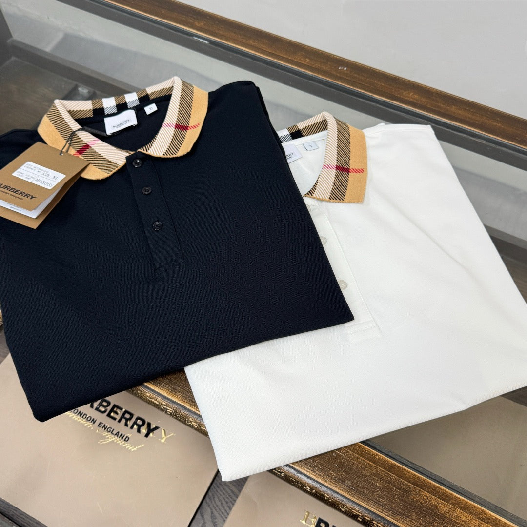Check Collar Polo Shirt