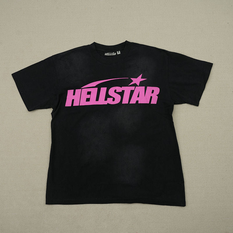 Hellstar Classic T-Shirt (Regular Print)Black/Pink