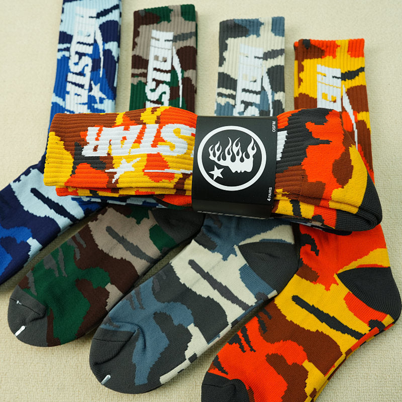 Hellstar Logo Socks (4 Pack) Camo