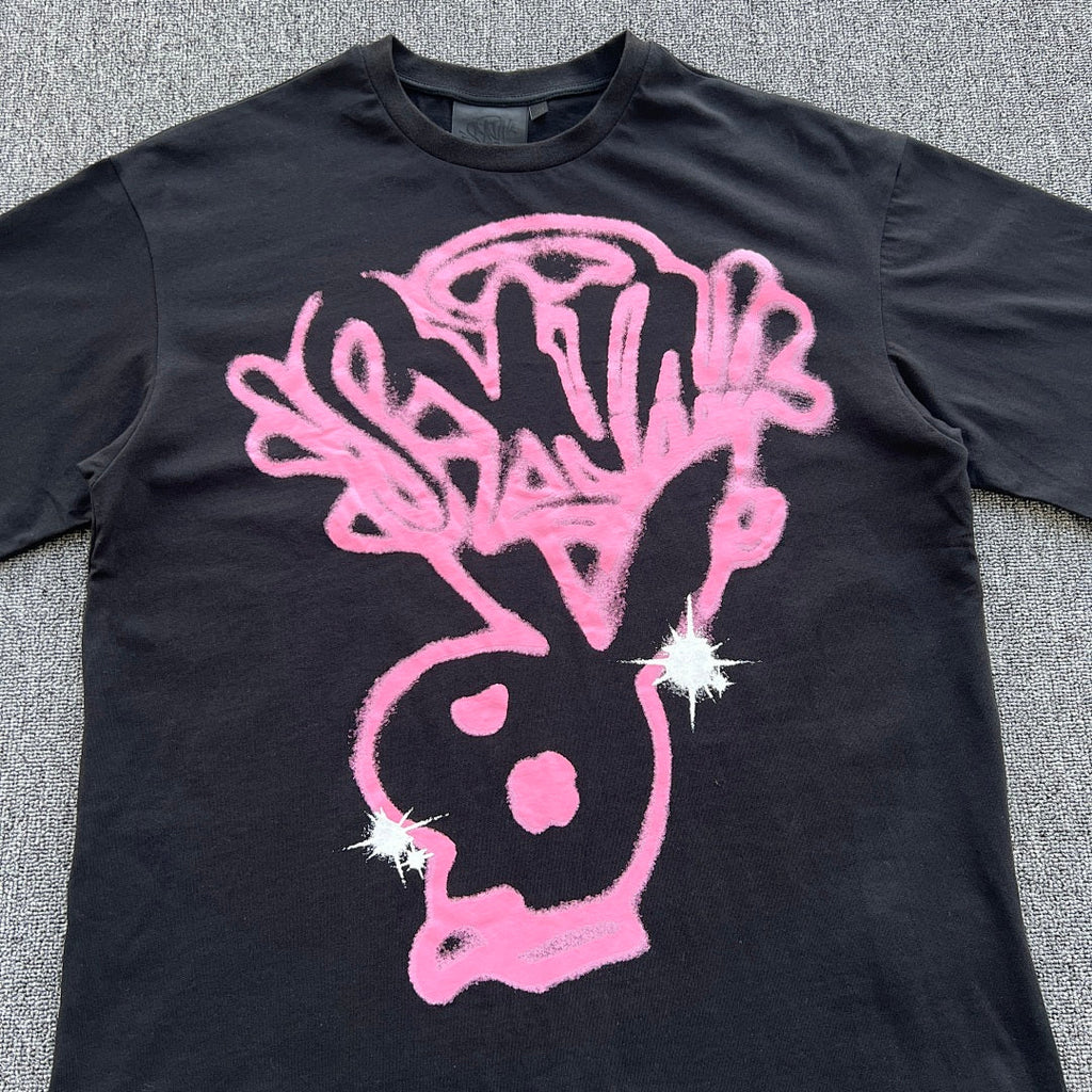 Graphic Tee Black Pink