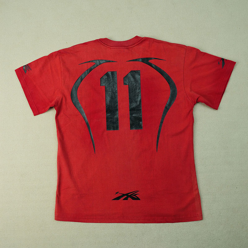 Hellstar Warm Up T-Shirt Red