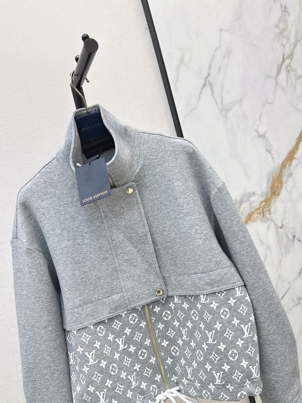 26S Monogram Accent Zip-Up Jacket