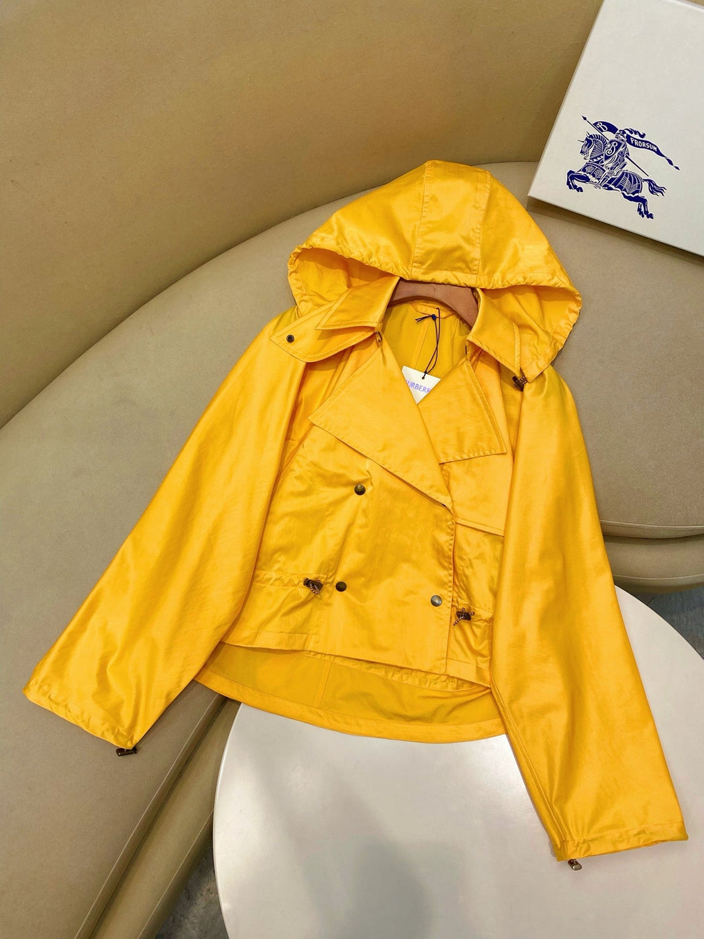 Hooded Taffeta Jacket
