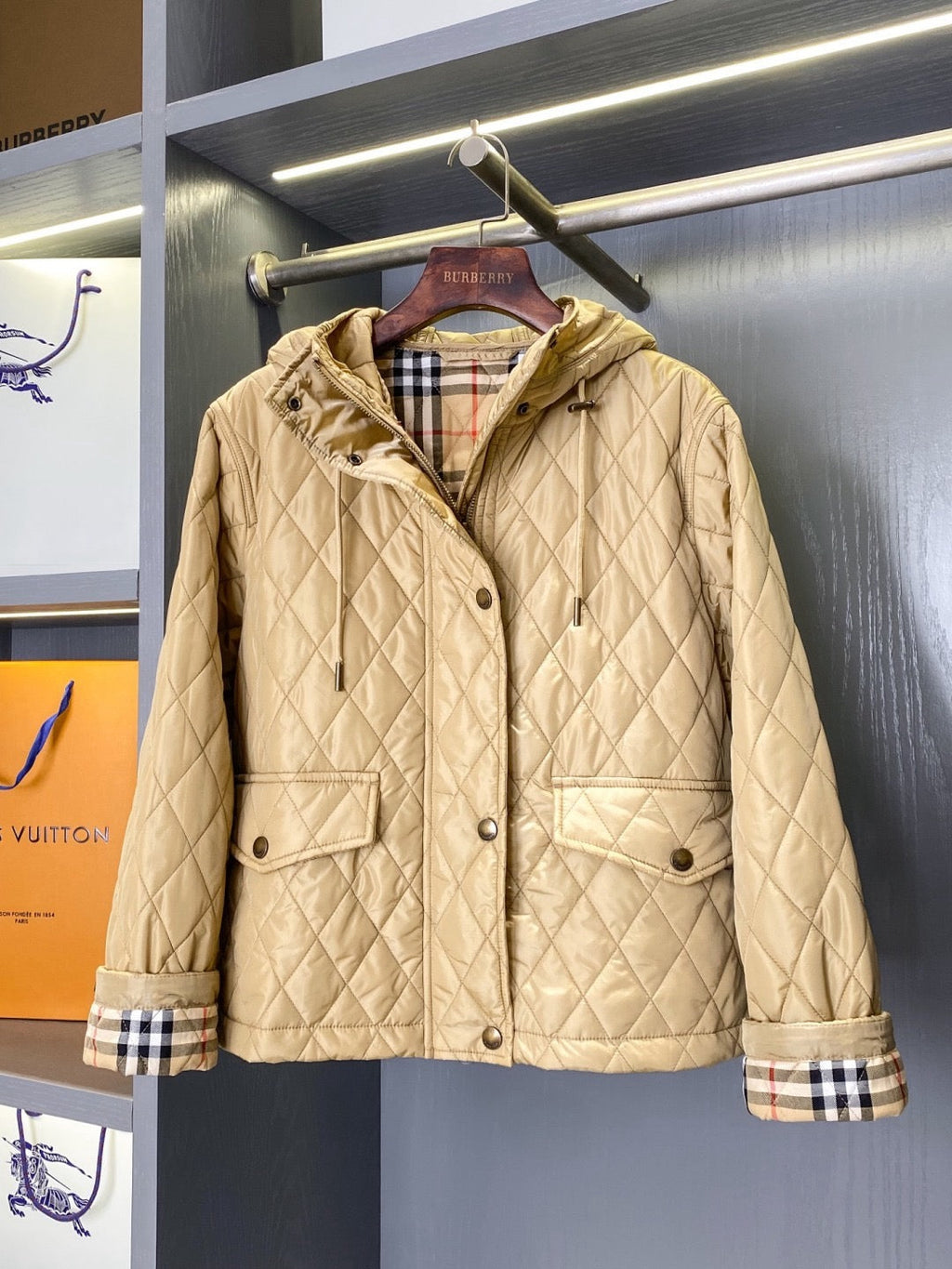 Quilted Nylon Jacket
