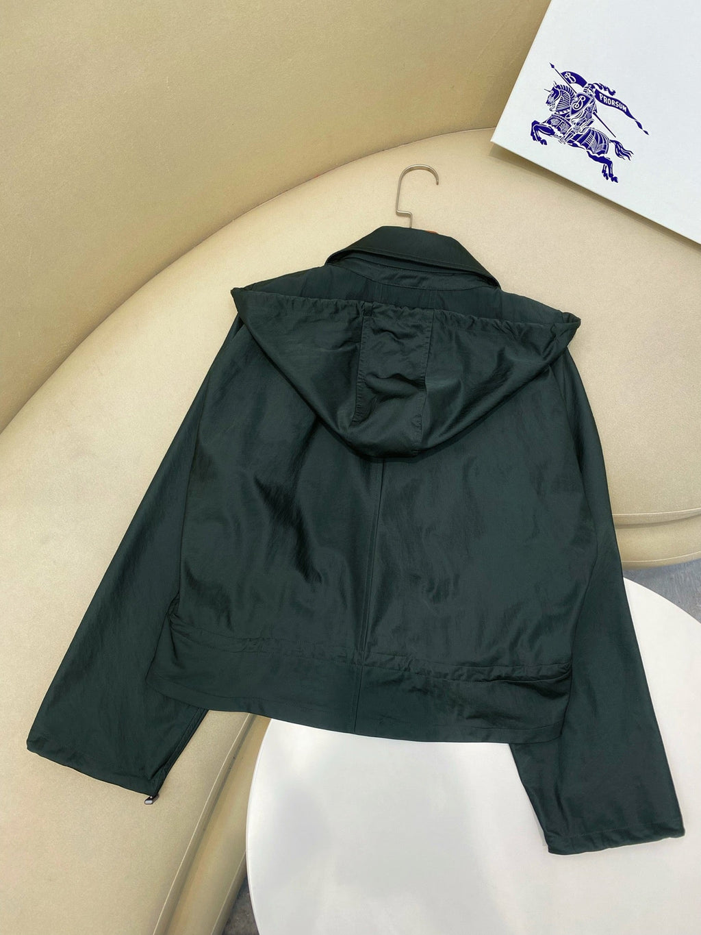 Hooded Taffeta Jacket