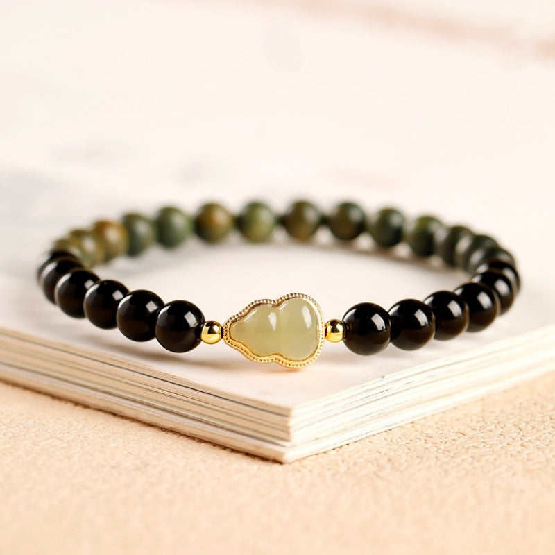 Calm Continuity-Jade Gourd Bracelet