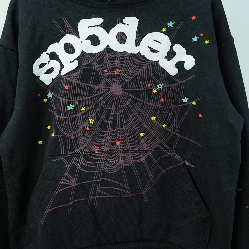 Sp5der Hoodie Black