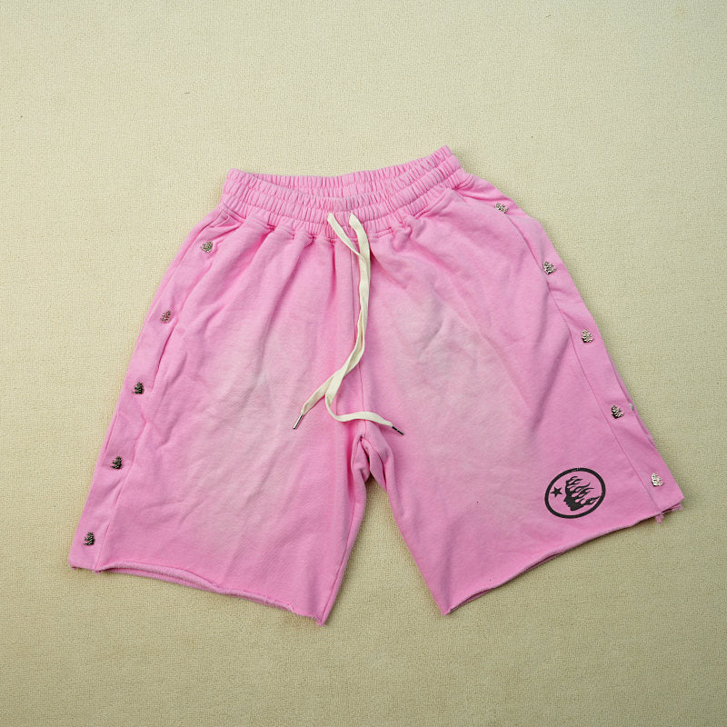 Hellstar Snap Sweatshorts Shorts Pink