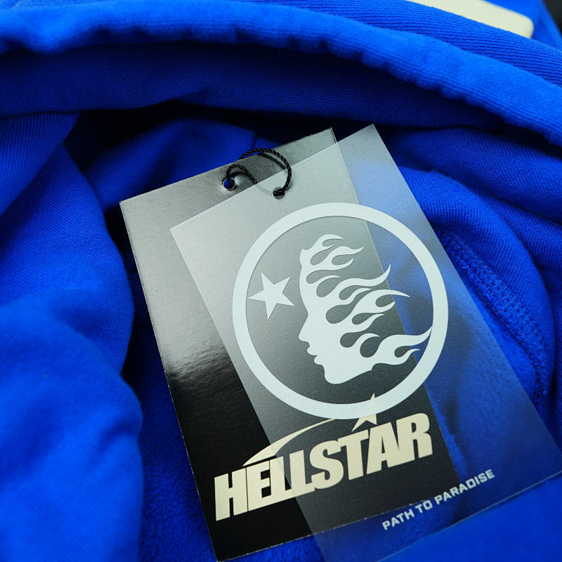 Hellstar No Guts No Glory Hoodie.Blue