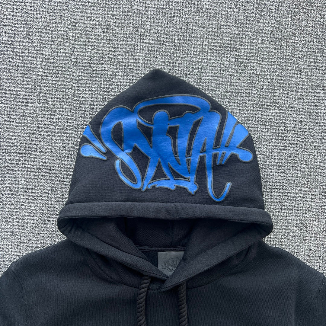 Hoodie Set Black Blue