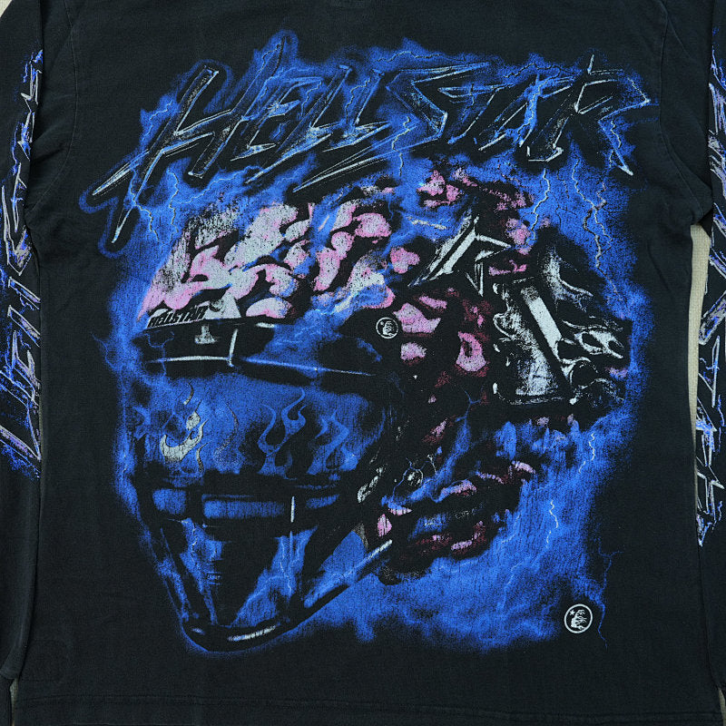 Hellstar Powered By The Star L/S Tee Black