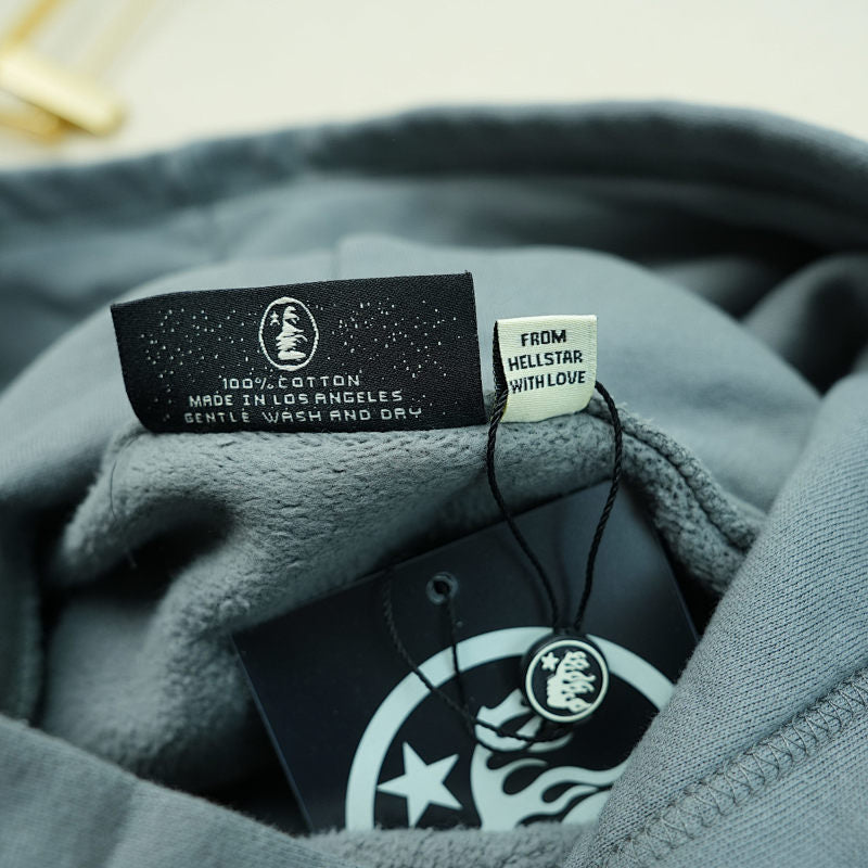 Hellstar Future Flame Hoodie Grey