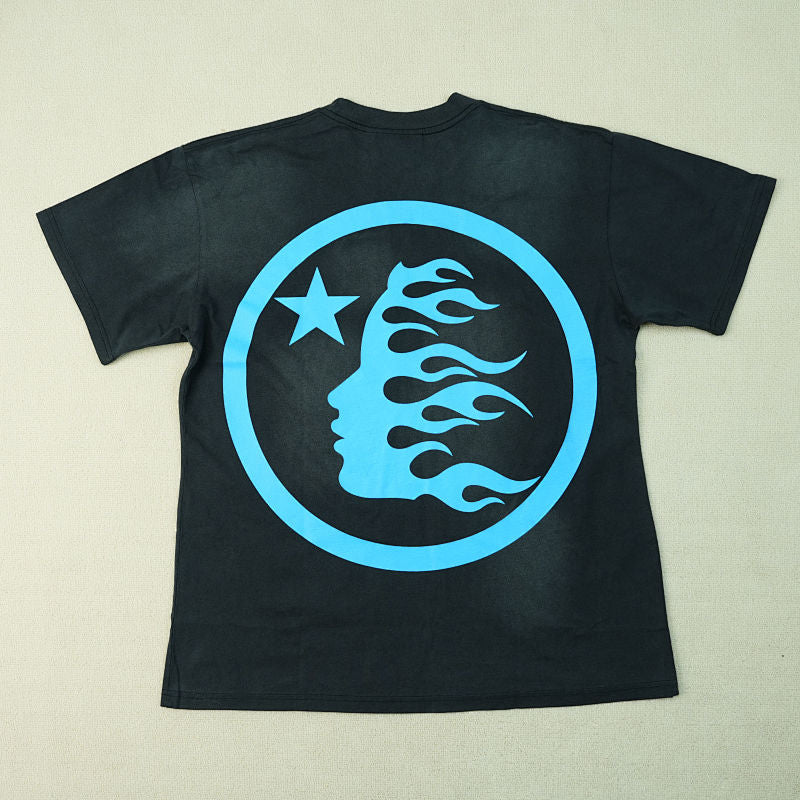Hellstar Classic T-Shirt (Regular Print) Black/Bue