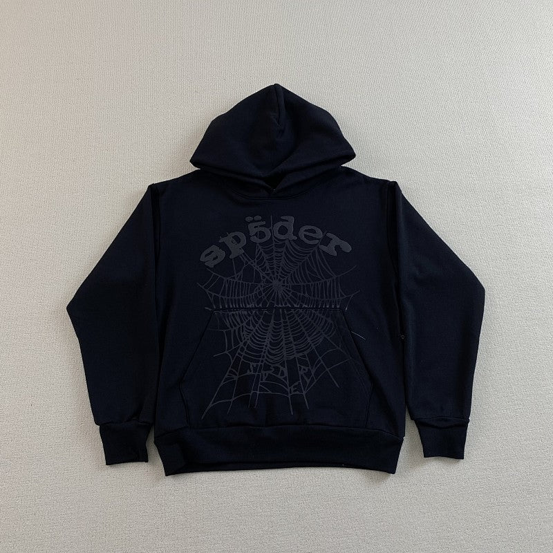 Sp5der Phantom Web Hoodie Black