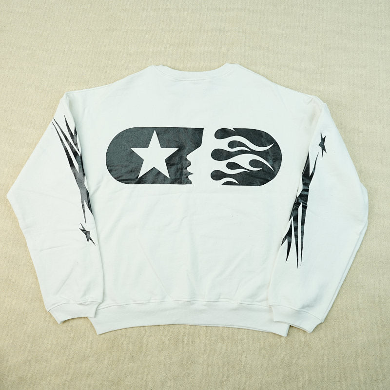 Hellstar Sports Crewneckwhite