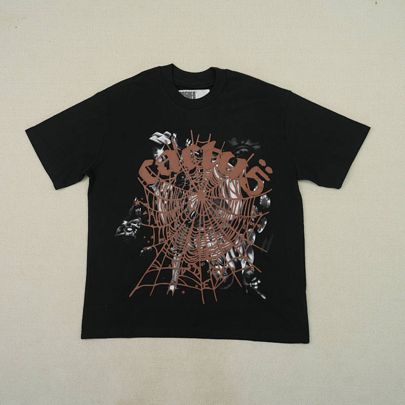 Sp5Der X Travis Scott Cactus Jack Airbrush T-Shirt