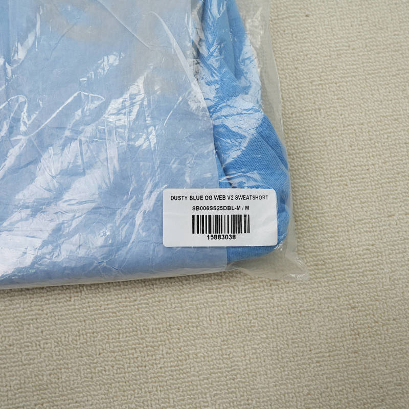 Sp5Der Og Web V2 Sweat Short Dusty Blue