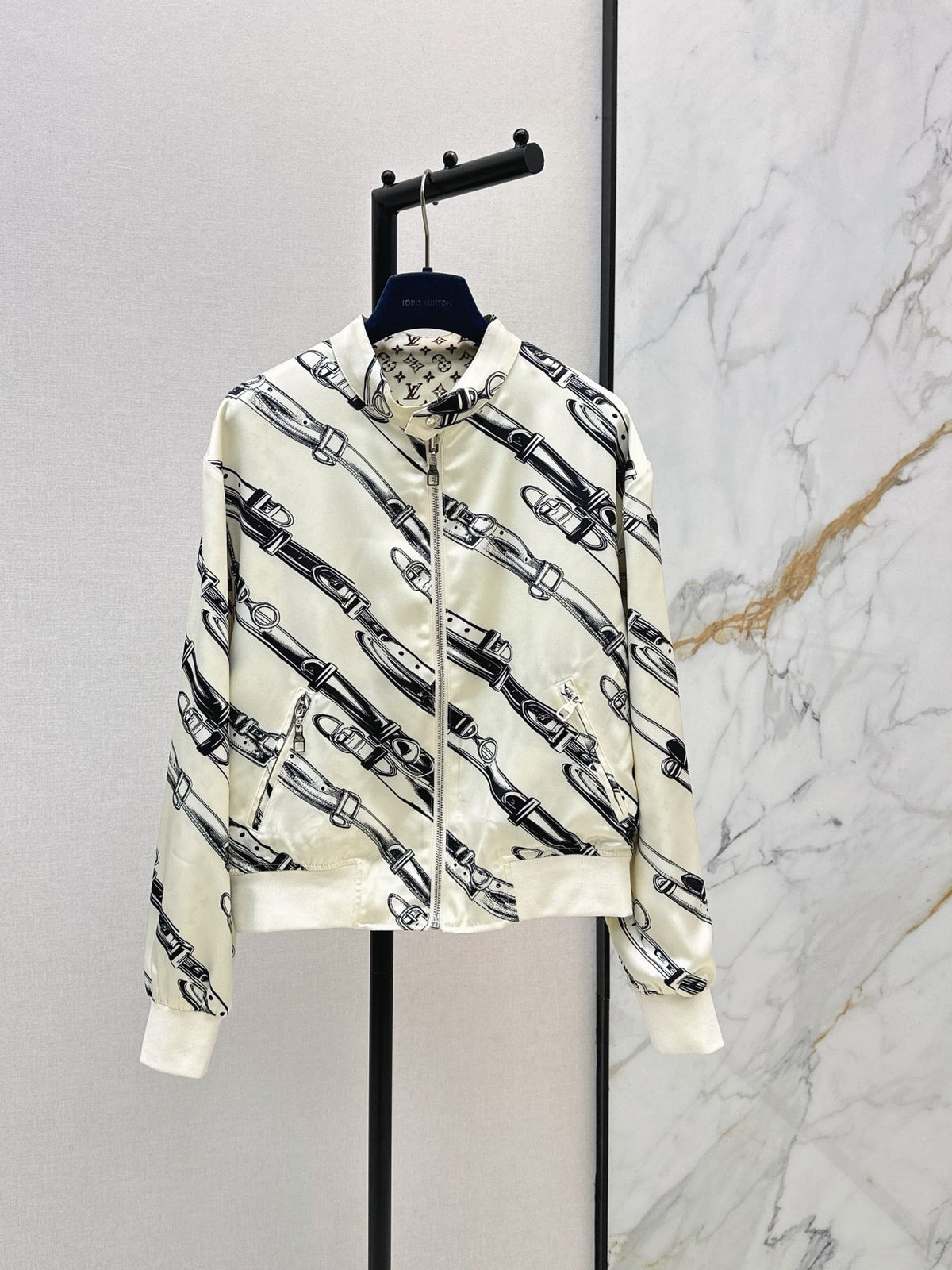 Reversible Buckle Up Bomber Jacket