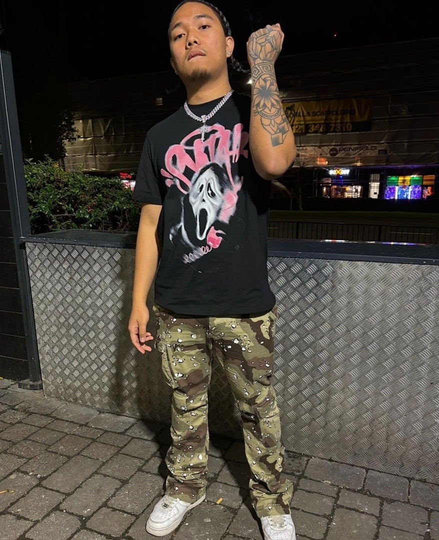 Graphic Tee Black Pink 2