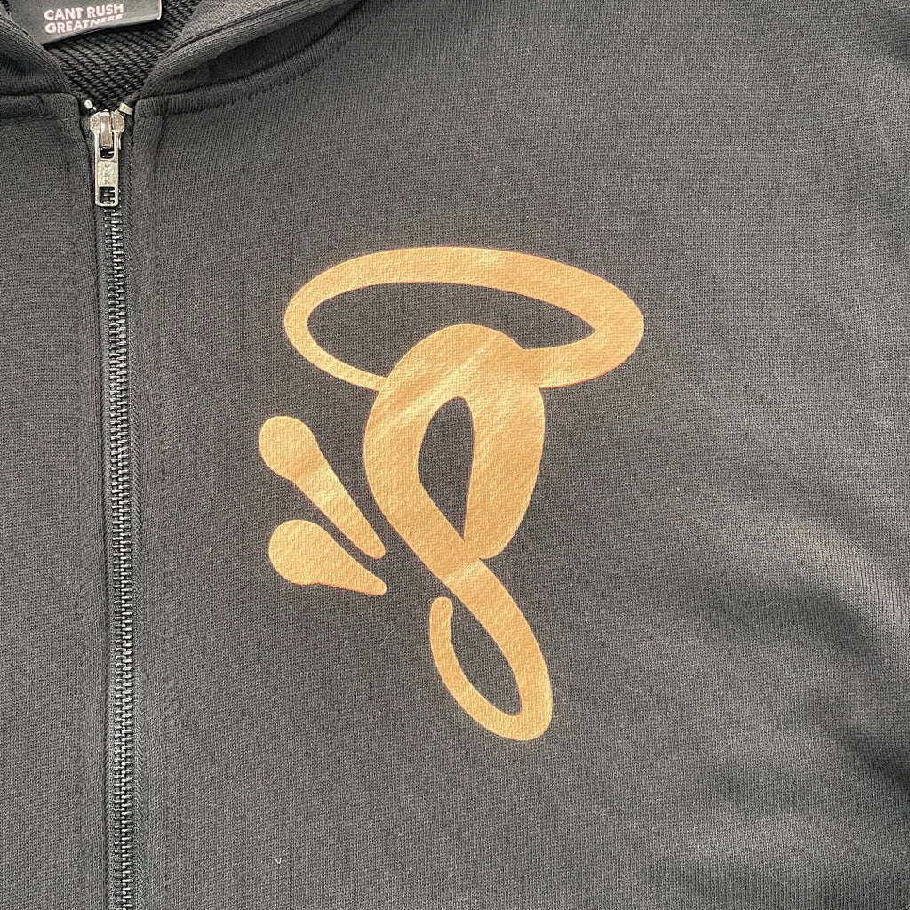 Zip Hoodie Rose Gold