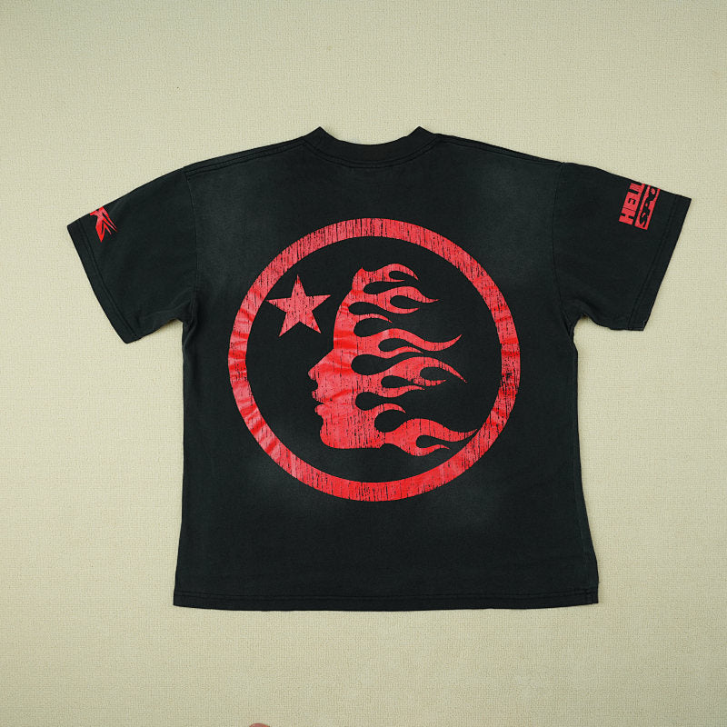 Hellstar Beat Us! T-Shirt Red/Black