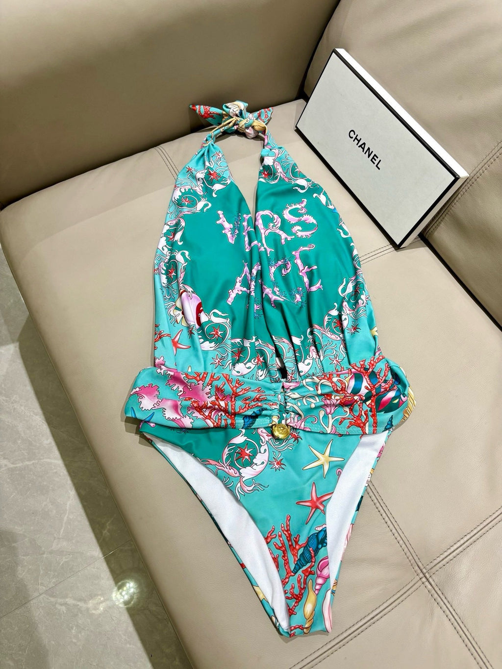 Logo One Piece Swimsuit