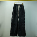 Hellstar Waxed Nyon Pants Black