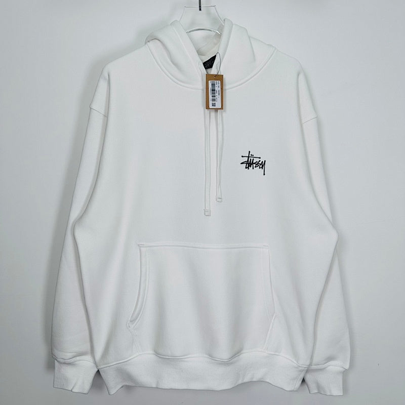 Stüssy Pullover Hoodie - Black/Cream