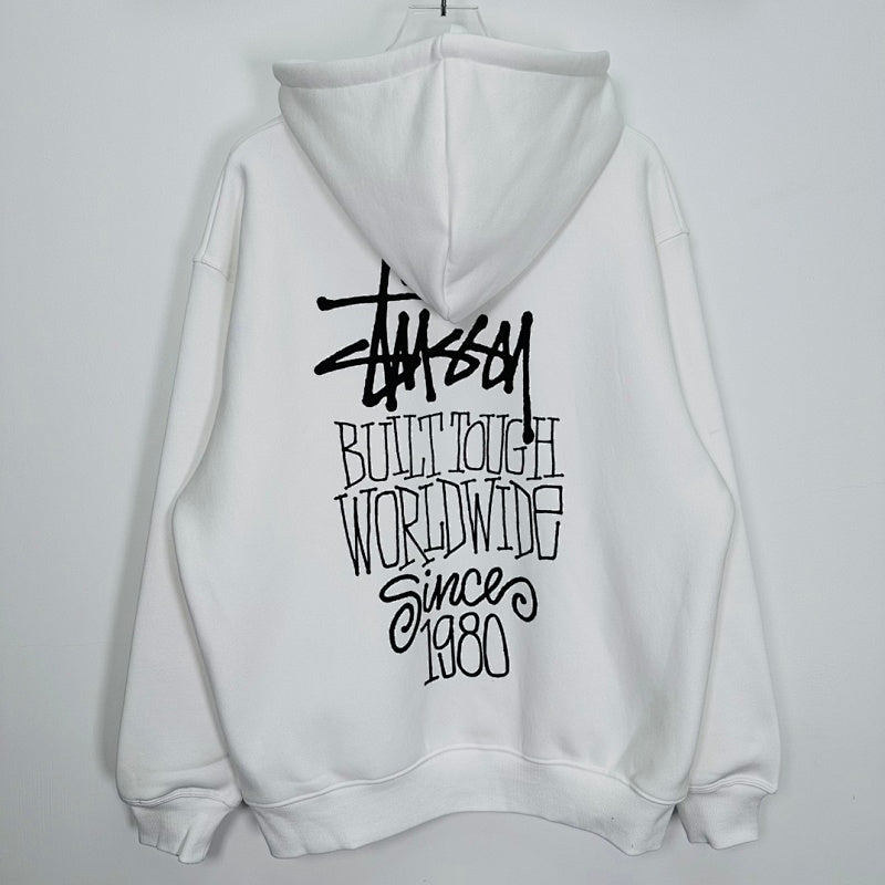 Stüssy Pullover Hoodie - Black/Cream