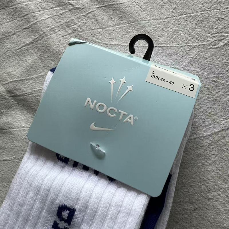 Crown Logo Ribbed Athletic Crew Socks
