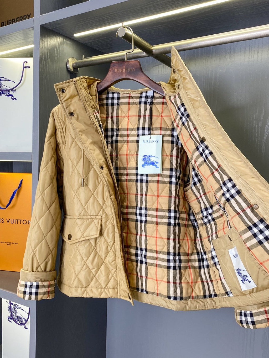 Quilted Nylon Jacket