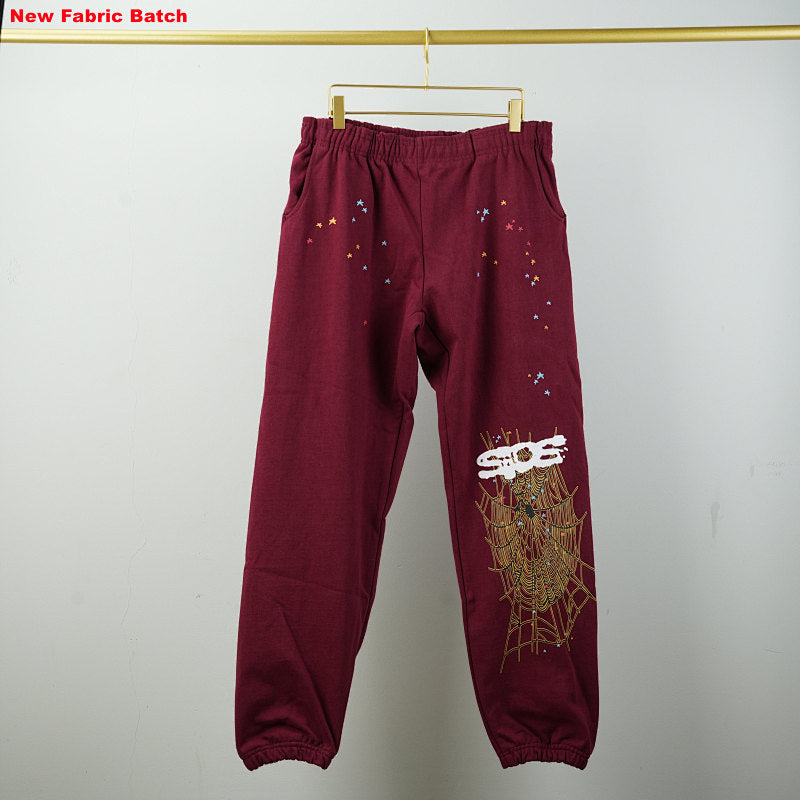 Sp5Der Logo Sweatpant Maroon