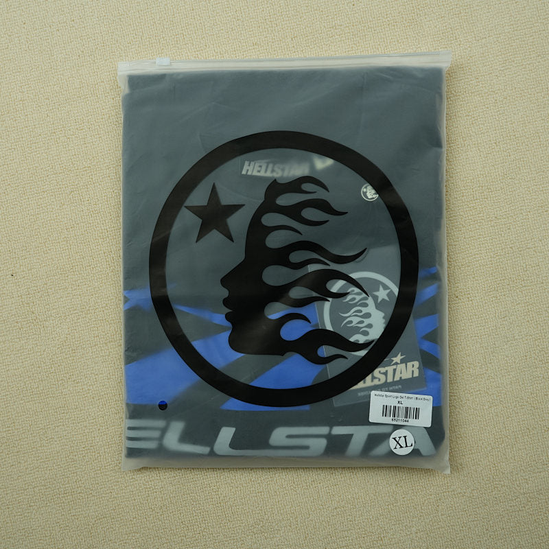 Hellstar Gel Sport Logo (Black/Blue) Tshirt Black/Blue