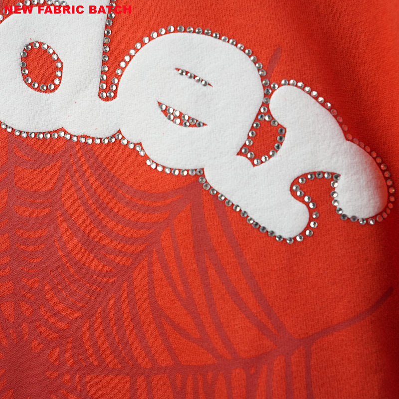 Sp5Der Websuit Hoodie Orange